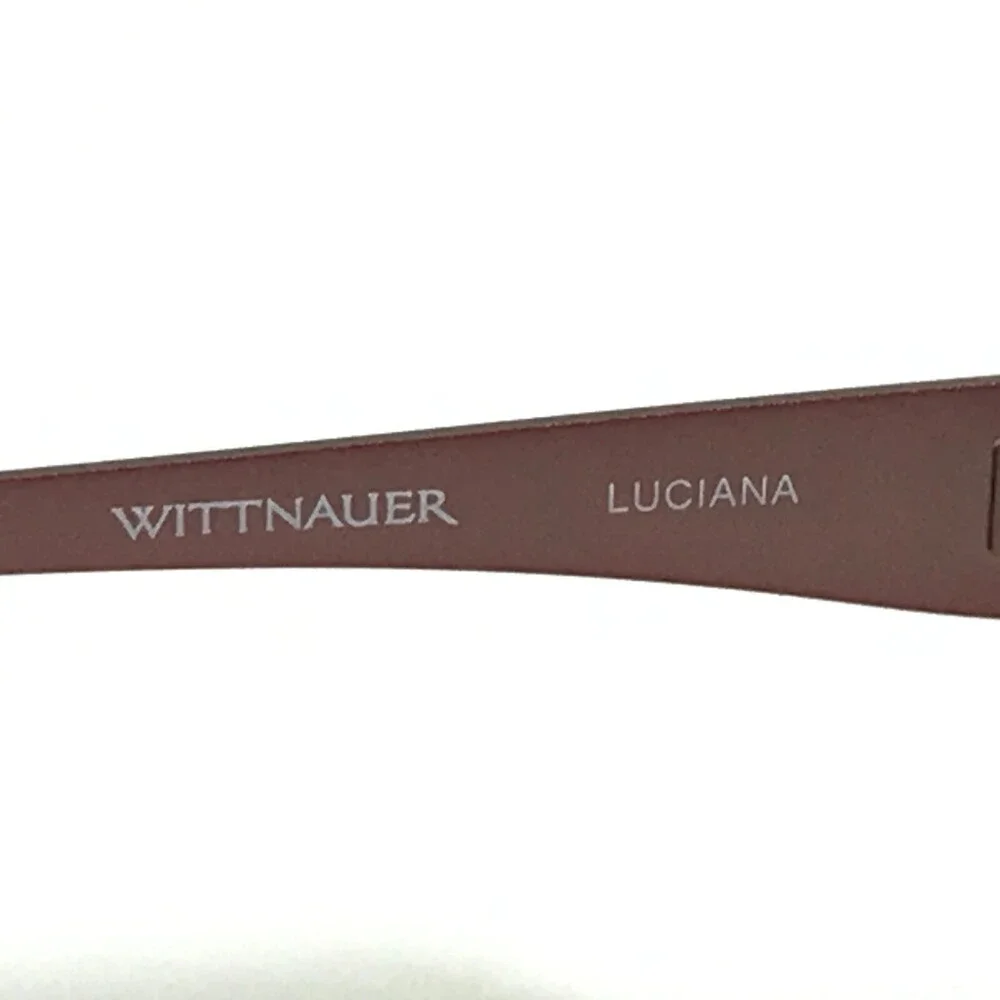 Wittnauer Eyeglasses Frames LUCIANA BROWN Cat Eye Half Rim 53-18-140